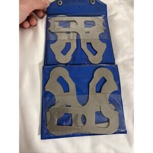 8 PIECE 1-1/16~1-1/2" X 16THS RADIUS GAGE SET